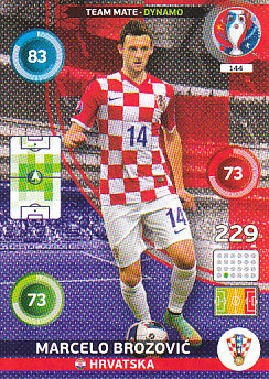 Marcelo Brozovic Croatia Panini UEFA EURO 2016 Dynamo #144